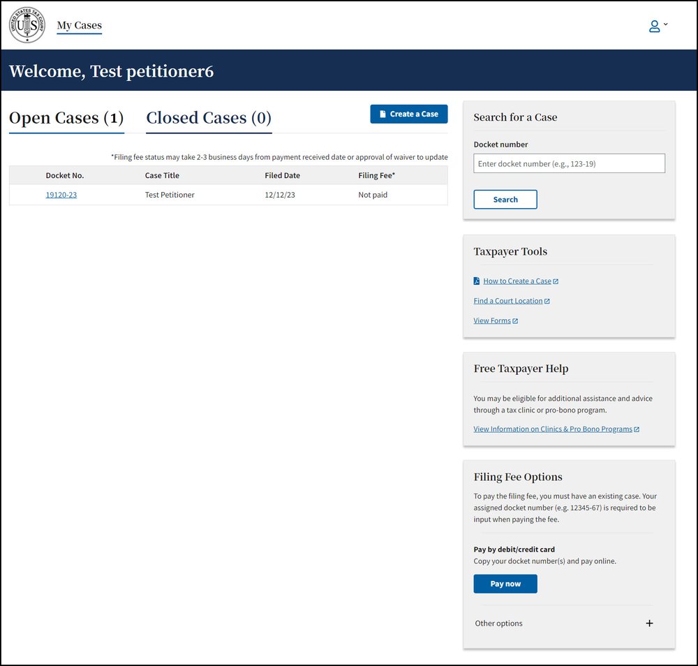 image of open cases view
